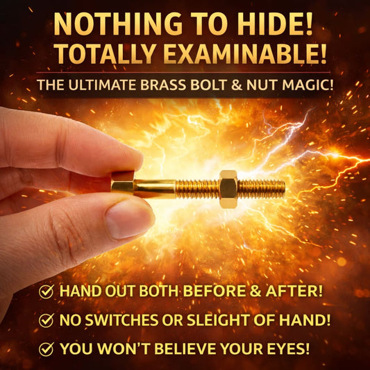 The nut magically unscrewing itself from the bolt using Micro Psychic technology.