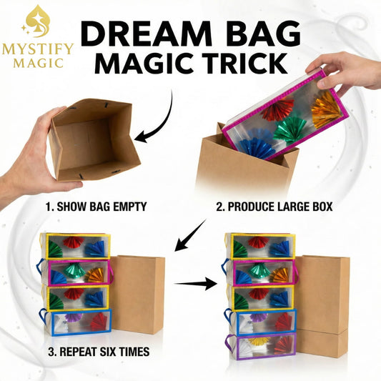 Medium sized Dream Bag 18cm x 25cm for stage magic performances.