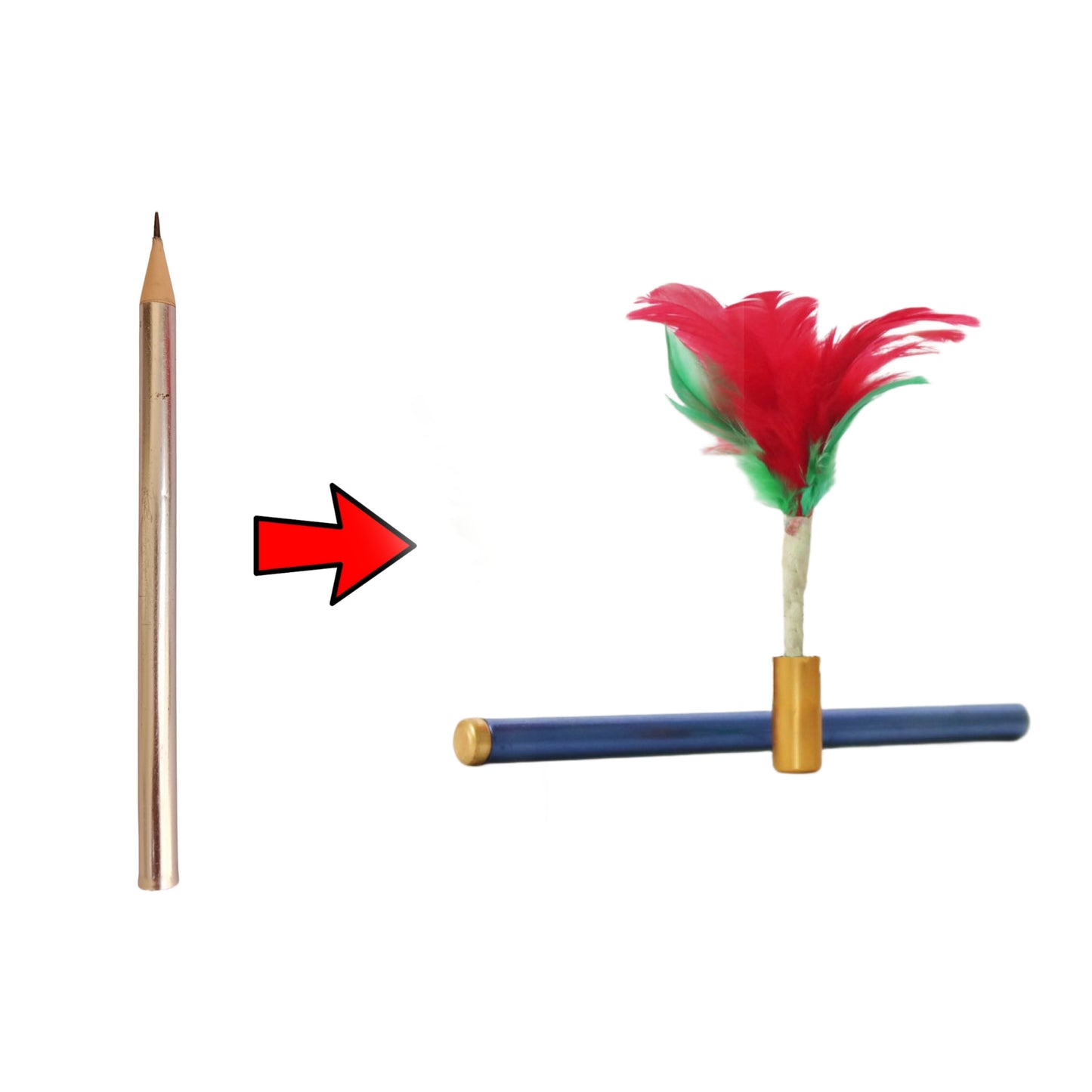 Pencil to Flower Magic Trick