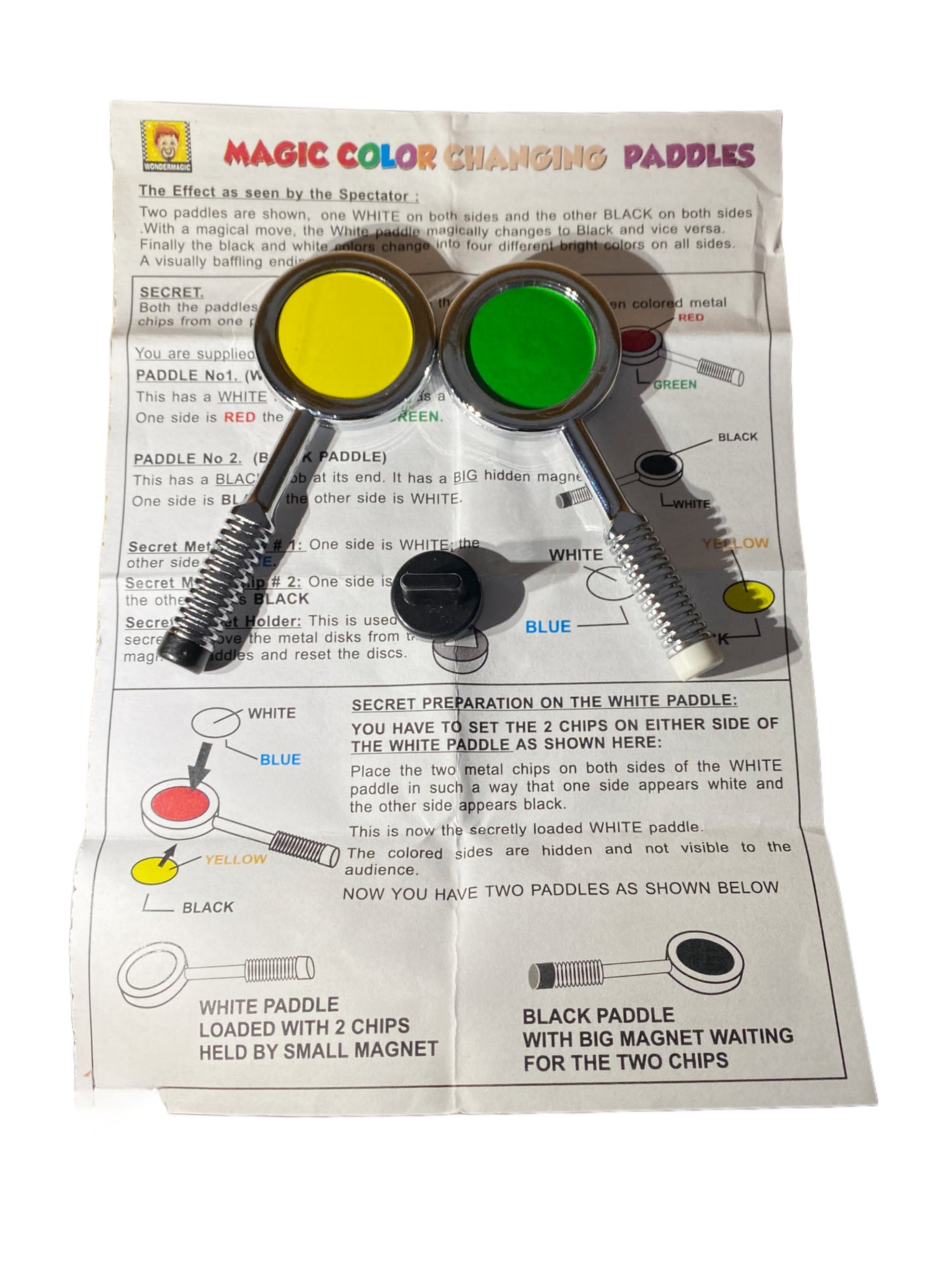 Color Changing Paddles