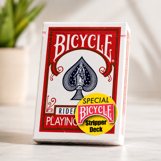 bicycle stripper deck red card magic trick close up magic