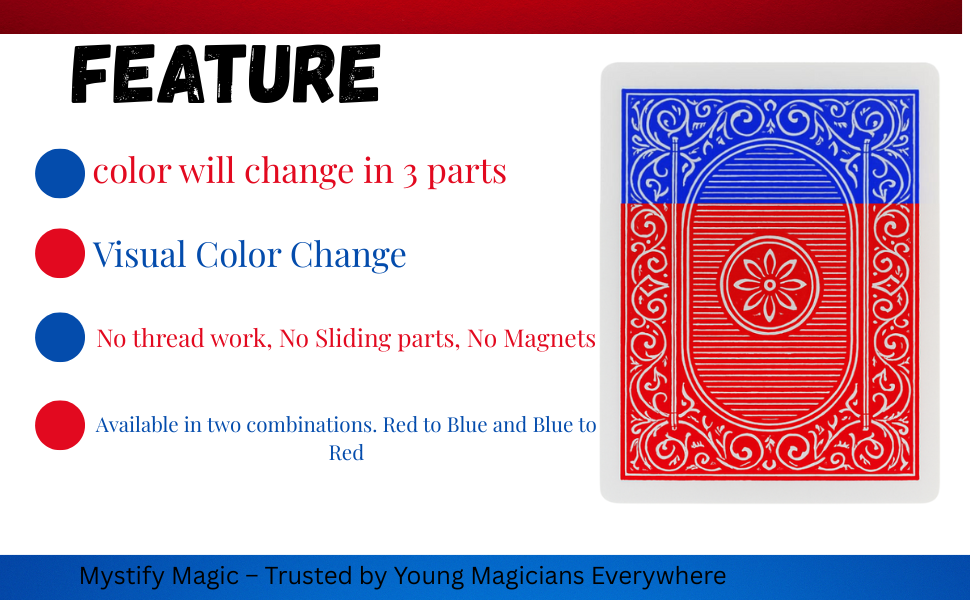 Color Changing Card Magic Trick