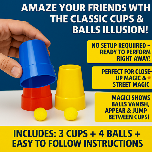 Cups and Balls Magic Trick