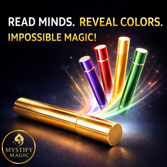 mentalism magic trick color detection rods for magicians