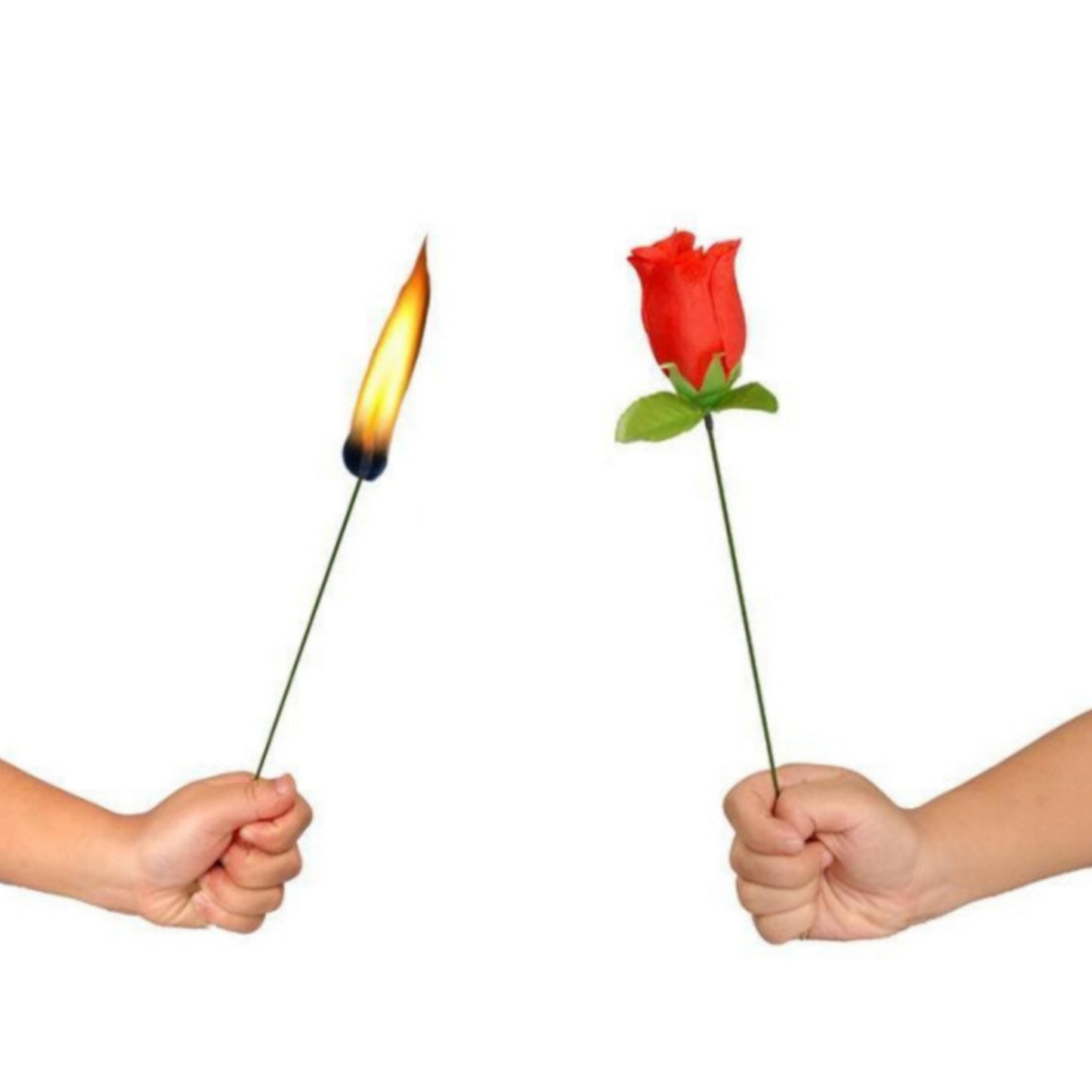 Torch to Rose Magic Trick