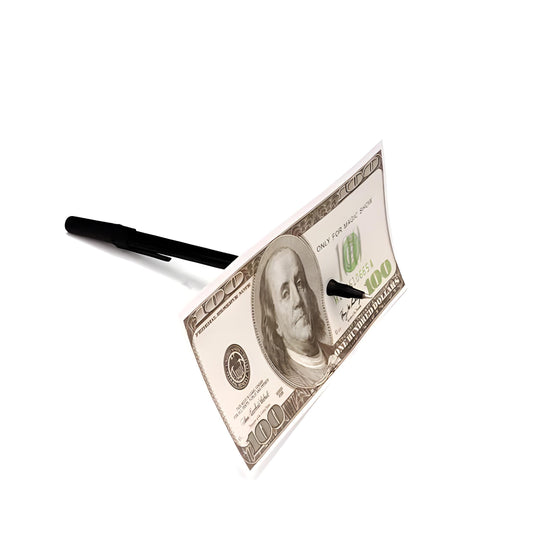 Pen Penetration Magic Trick – Pen Through Paper Illusion