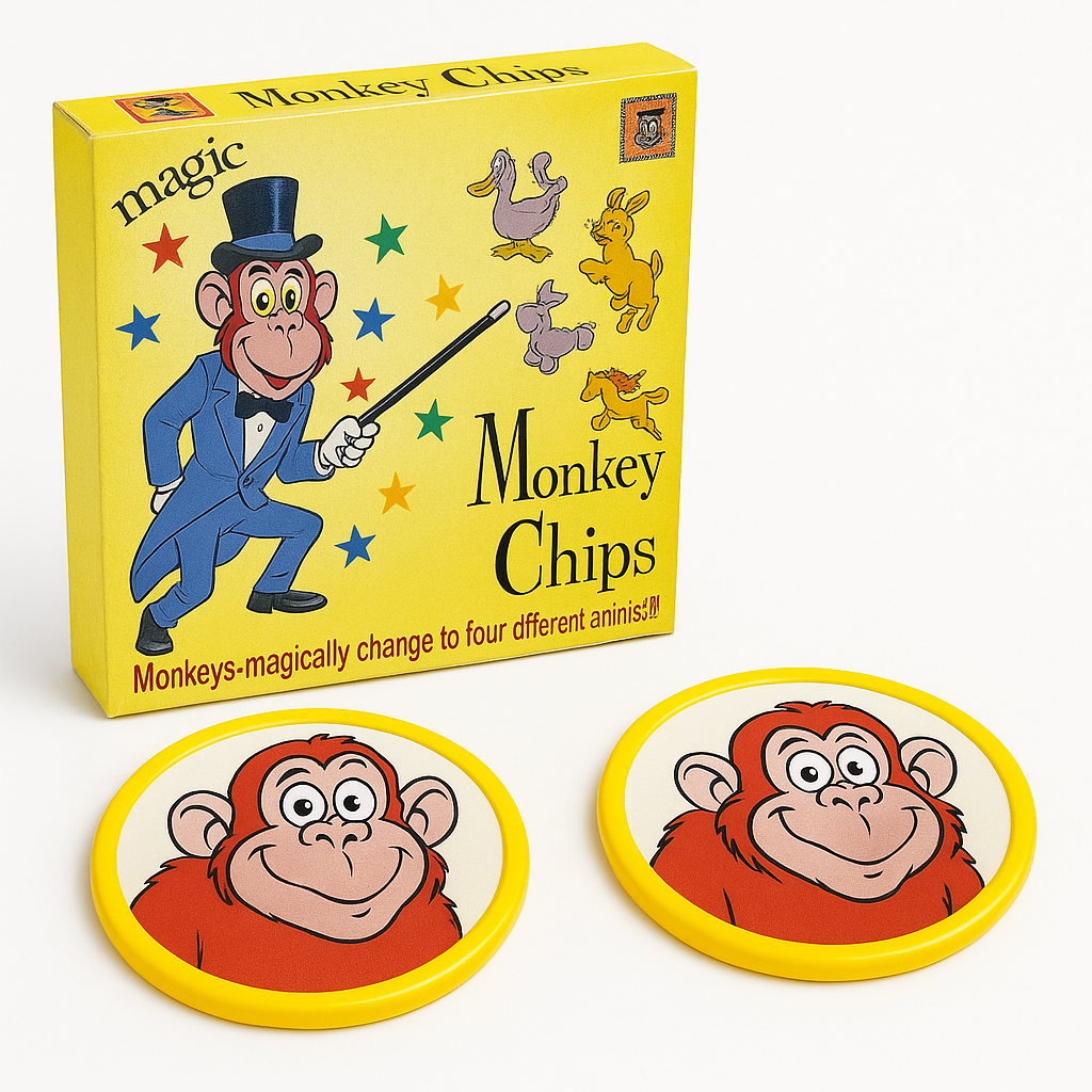 Animal Changing Chips (monkey Chips Magic Trick