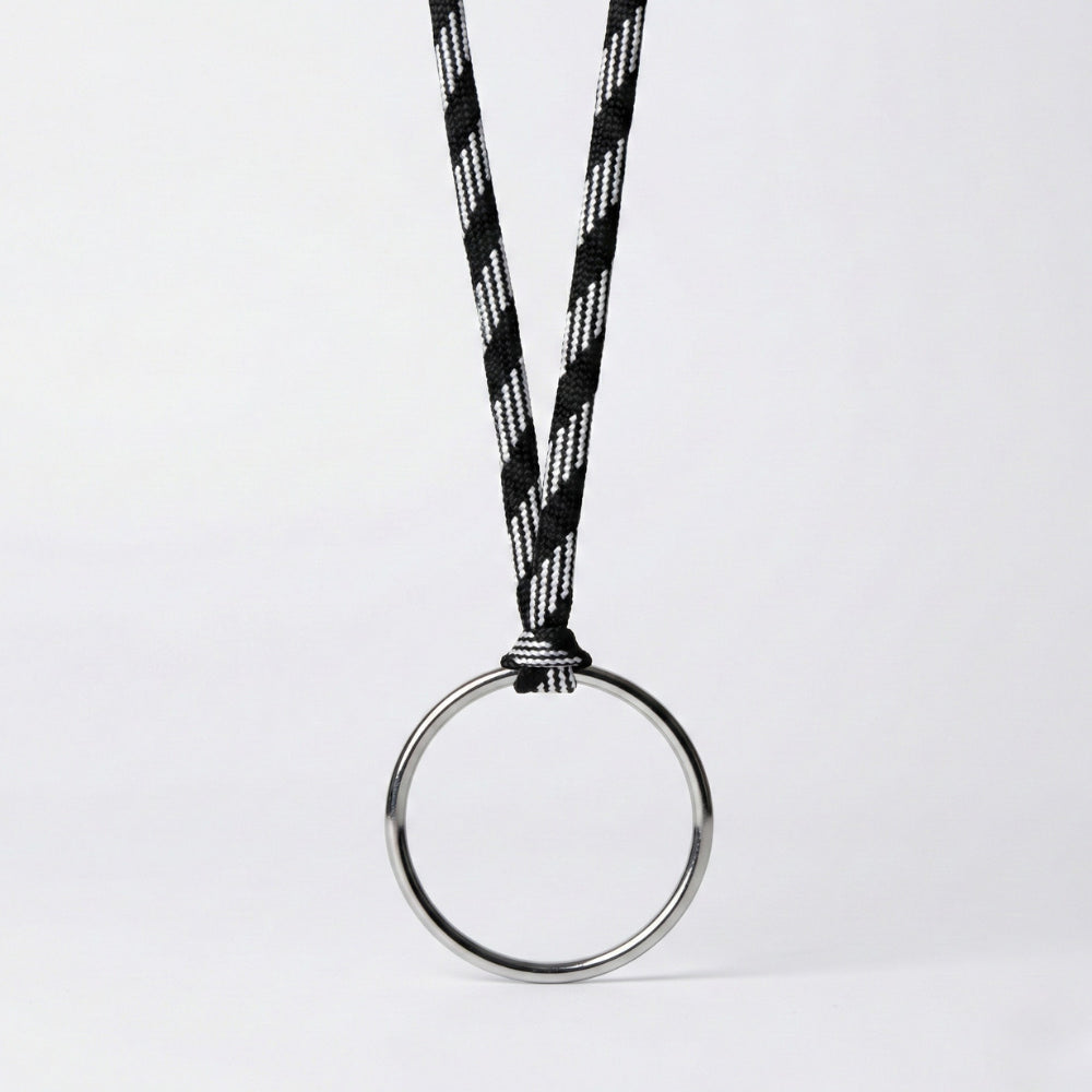 Professional Ring and Rope Escape magic trick with solid metal ring.