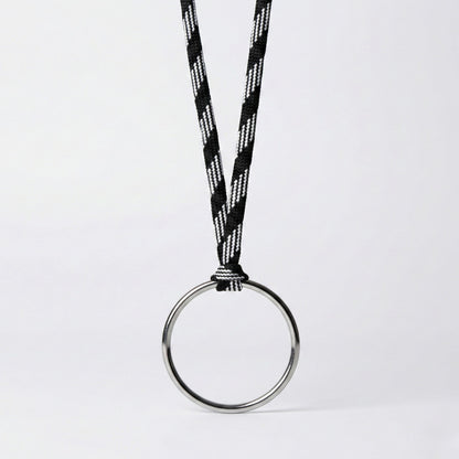 Professional Ring and Rope Escape magic trick with solid metal ring.