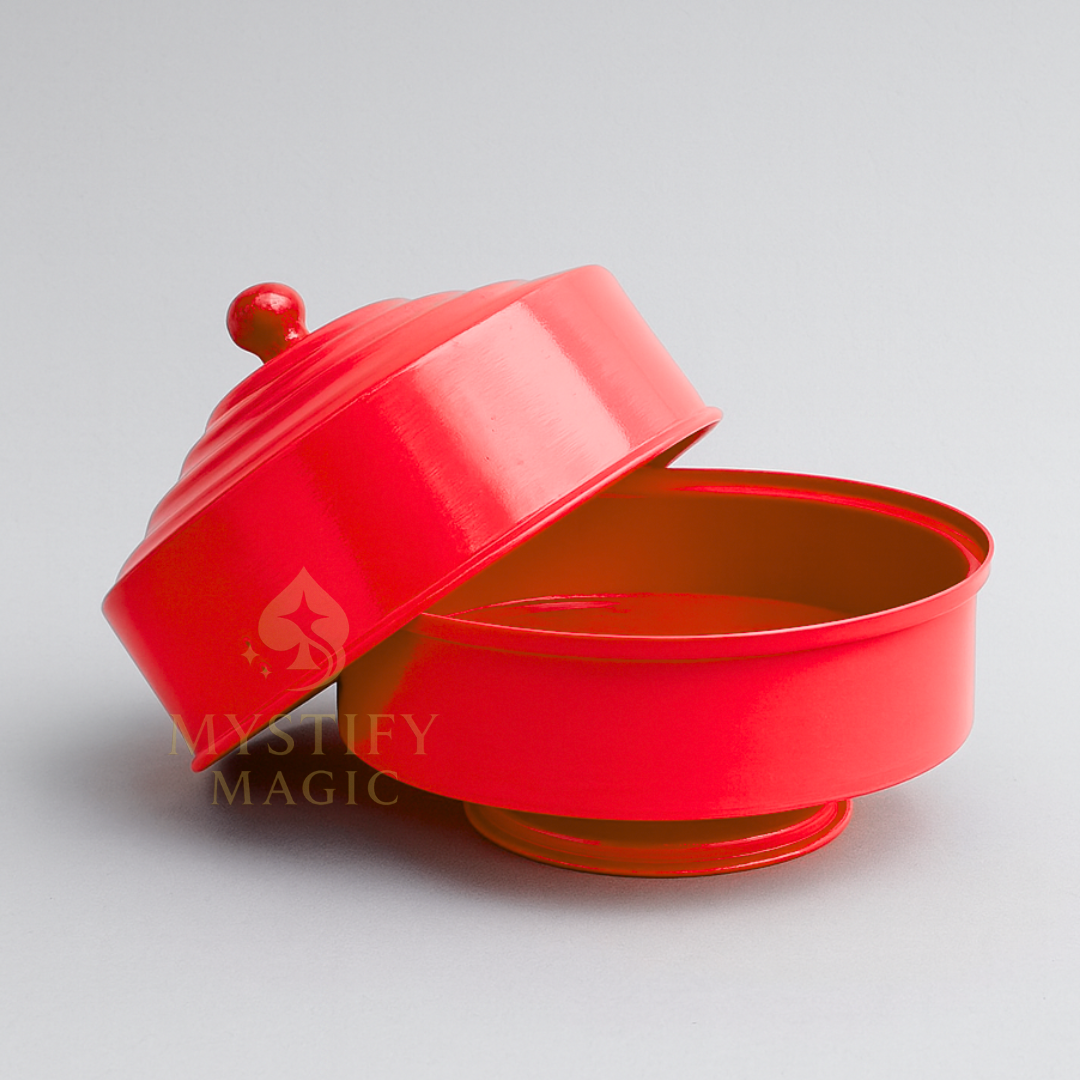RED metal Dove Pan magic trick for stage performances