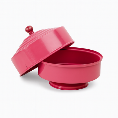 Pink metal Dove Pan magic trick for stage performances