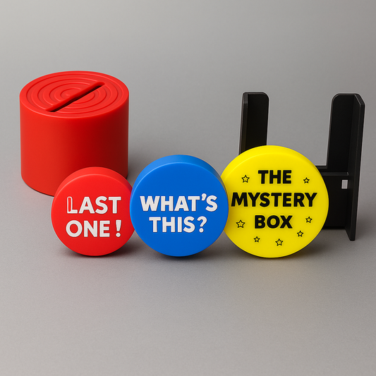 Houdini Coin Box magic trick with marked coin