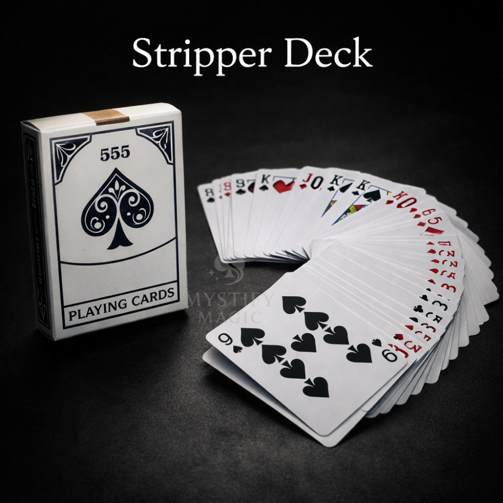 Stripper Deck professional magic playing cards.