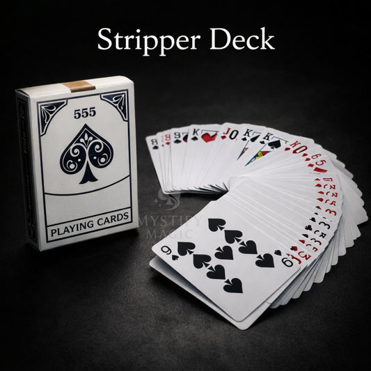 Stripper Deck professional magic playing cards.