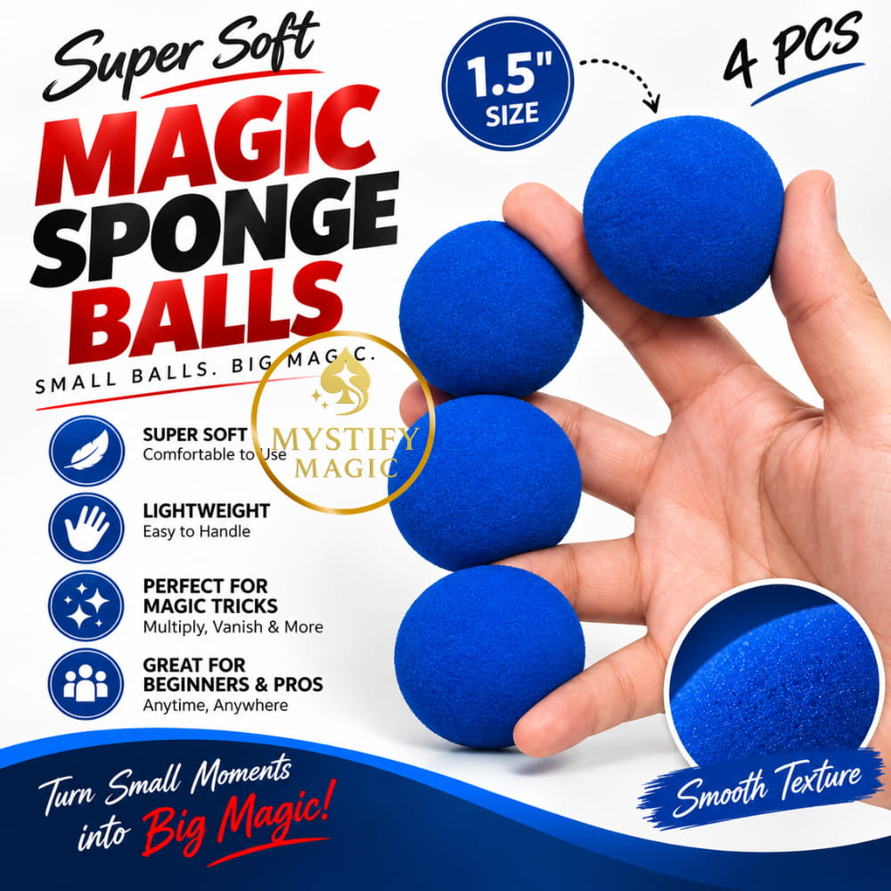 Super soft blue magic sponge balls
