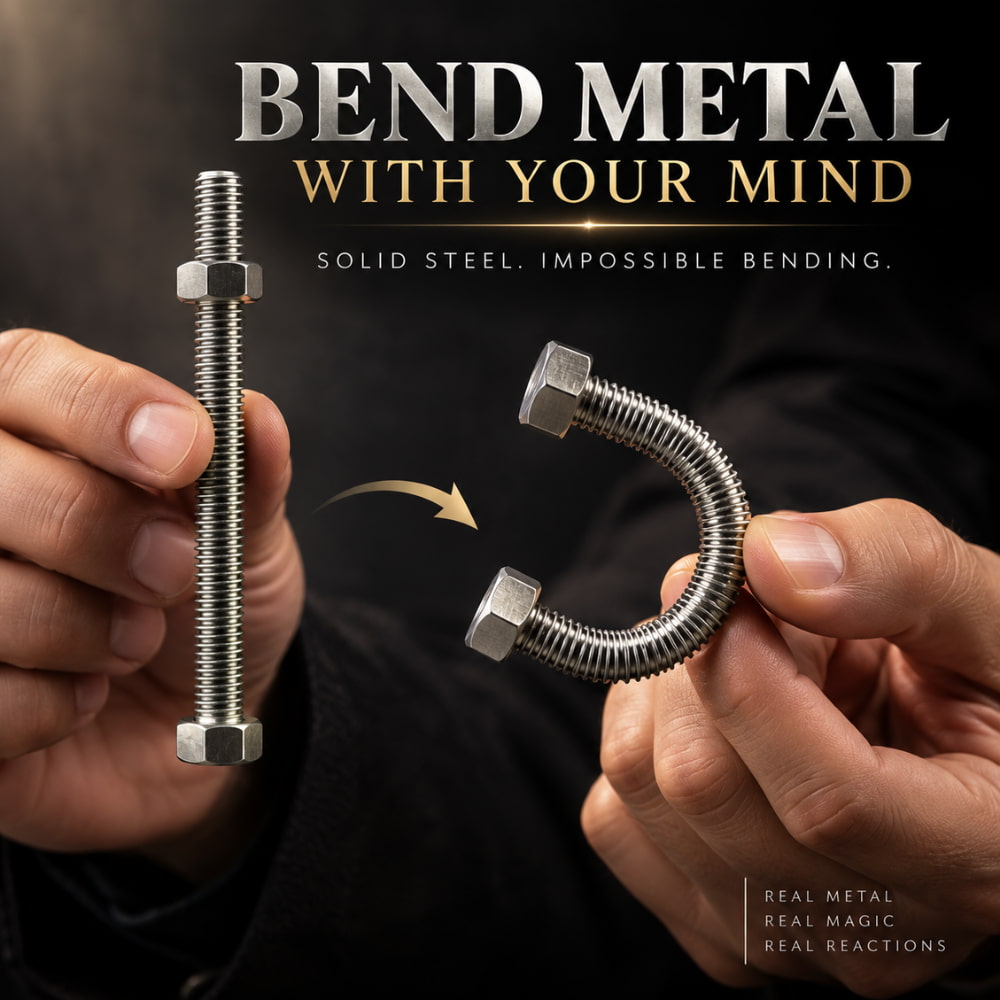 Bending Screw Magic Prop for magicians and beginners.