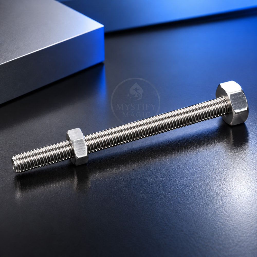 Bending Screw Magic Trick metal bending nut and bolt.