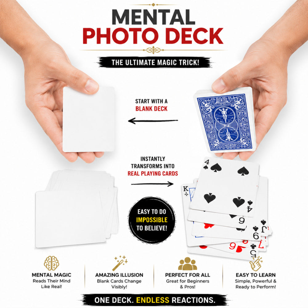Professional Mental Photography card trick deck.