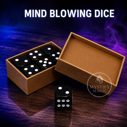 mind blowing dice illusion prop for close up and stage magic