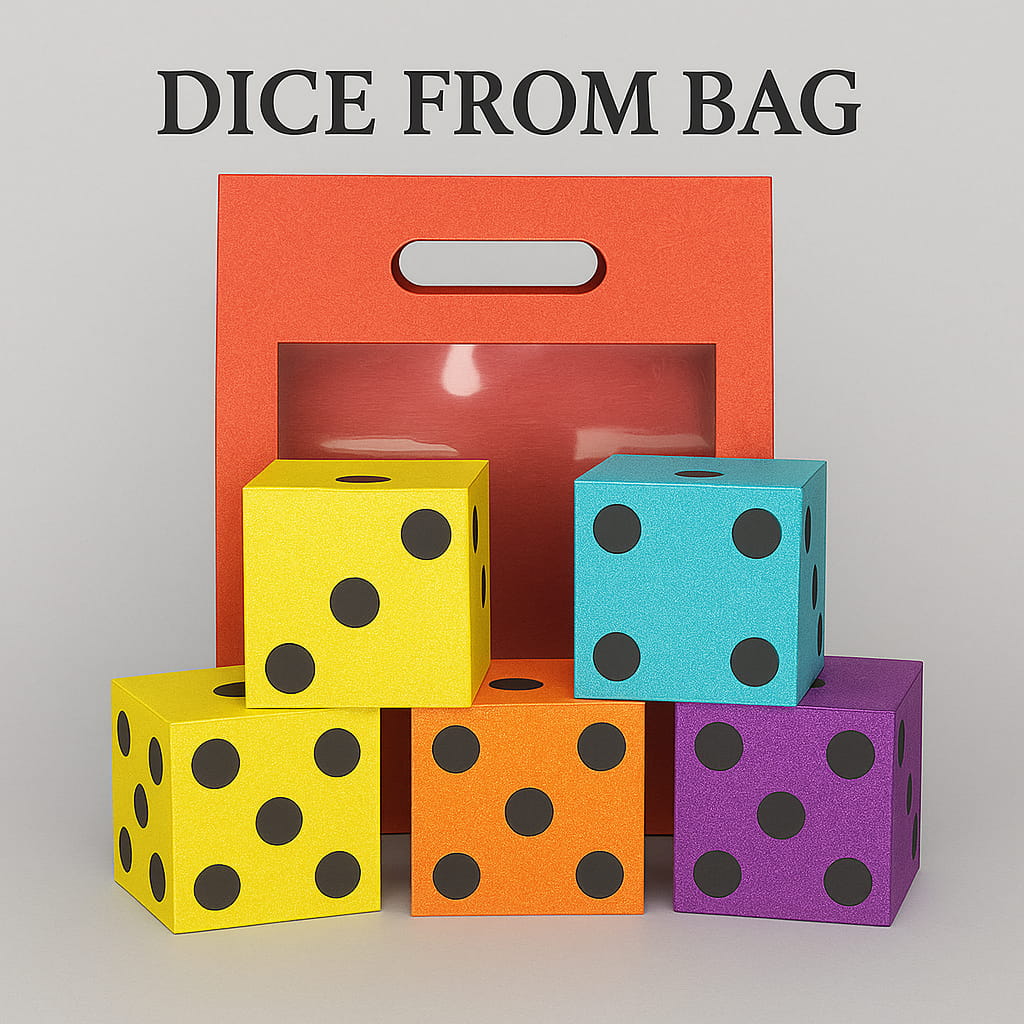 Dice Production Bag