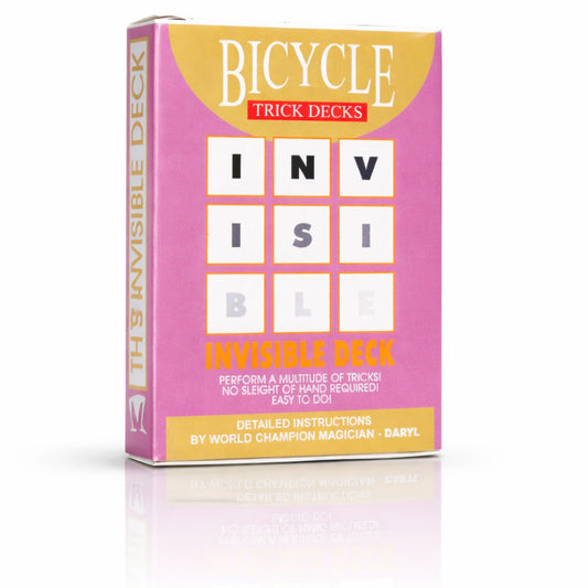 invisible deck blue magic trick card prediction effect for magicians