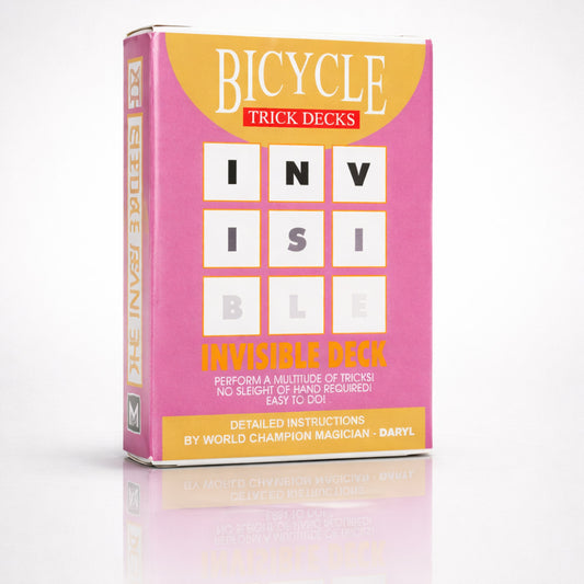 invisible deck blue magic trick card prediction effect for magicians