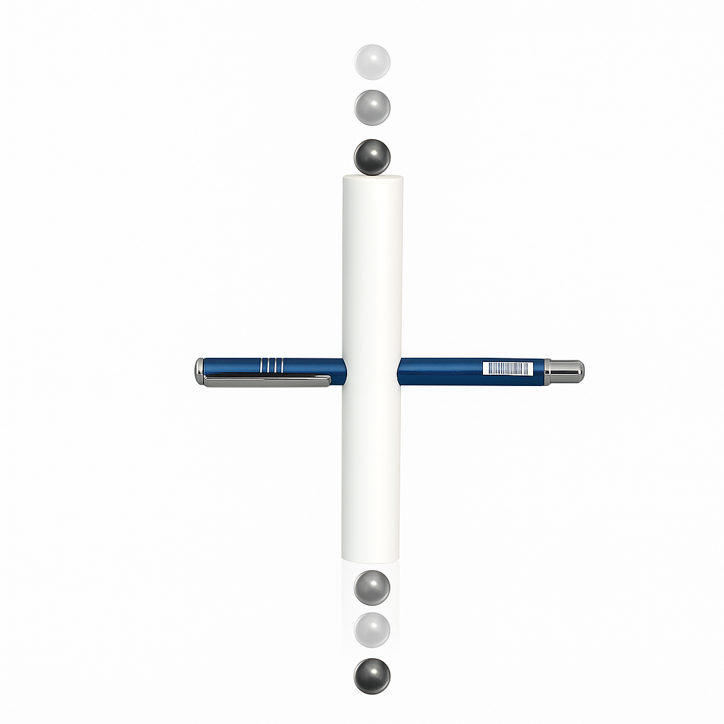 Steel Ball Through Pen Magic Trick