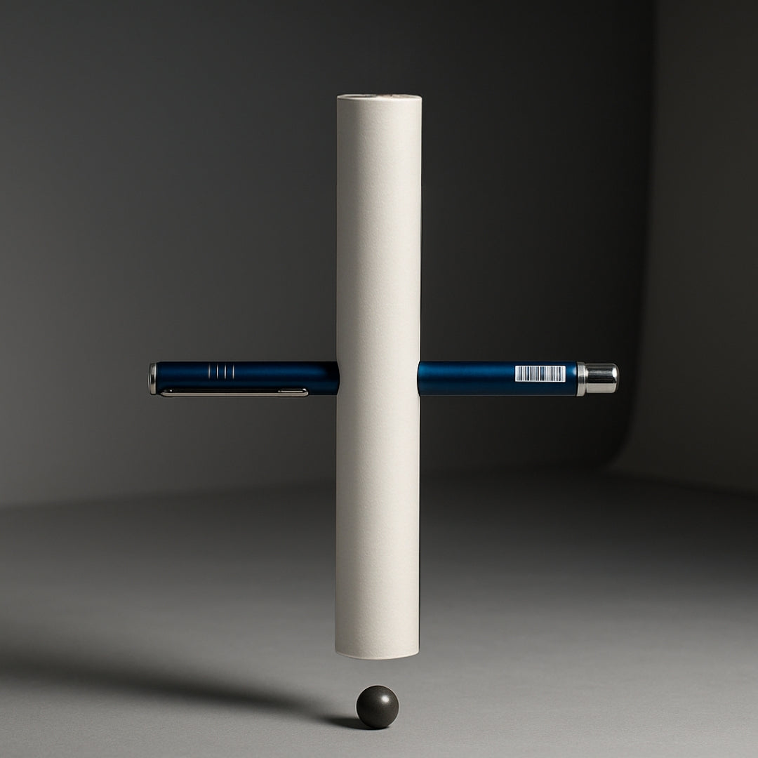 Steel Ball Through Pen Magic Trick