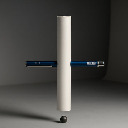 Steel Ball Through Pen Magic Trick