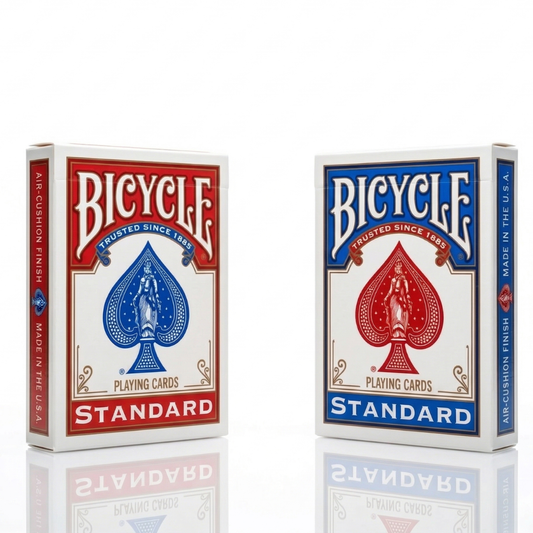playing cards red blue pack of 2 for magic tricks and poker games