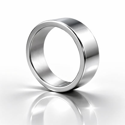 PK Ring Silver professional magnetic magic trick tool for magicians.