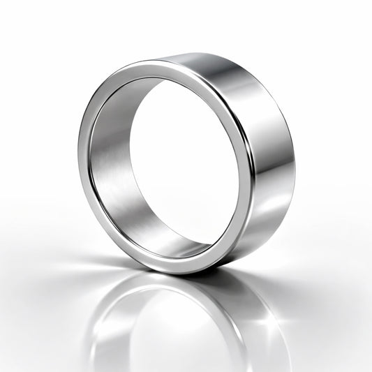 PK Ring Silver professional magnetic magic trick tool for magicians.