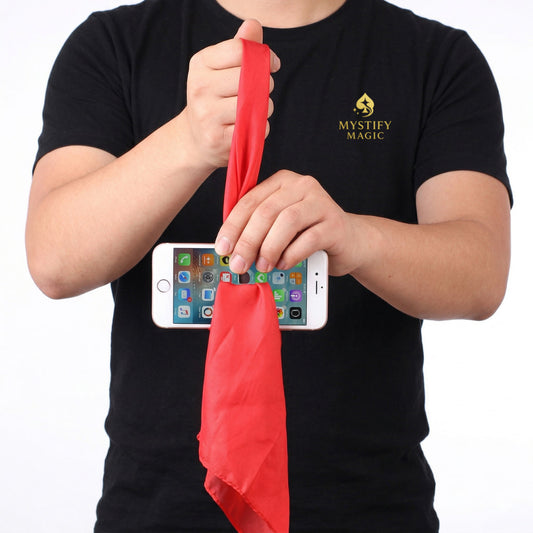 silk thru phone magic trick silk penetrating smartphone illusion