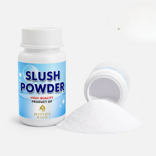 slush powder magic trick water vanish illusion